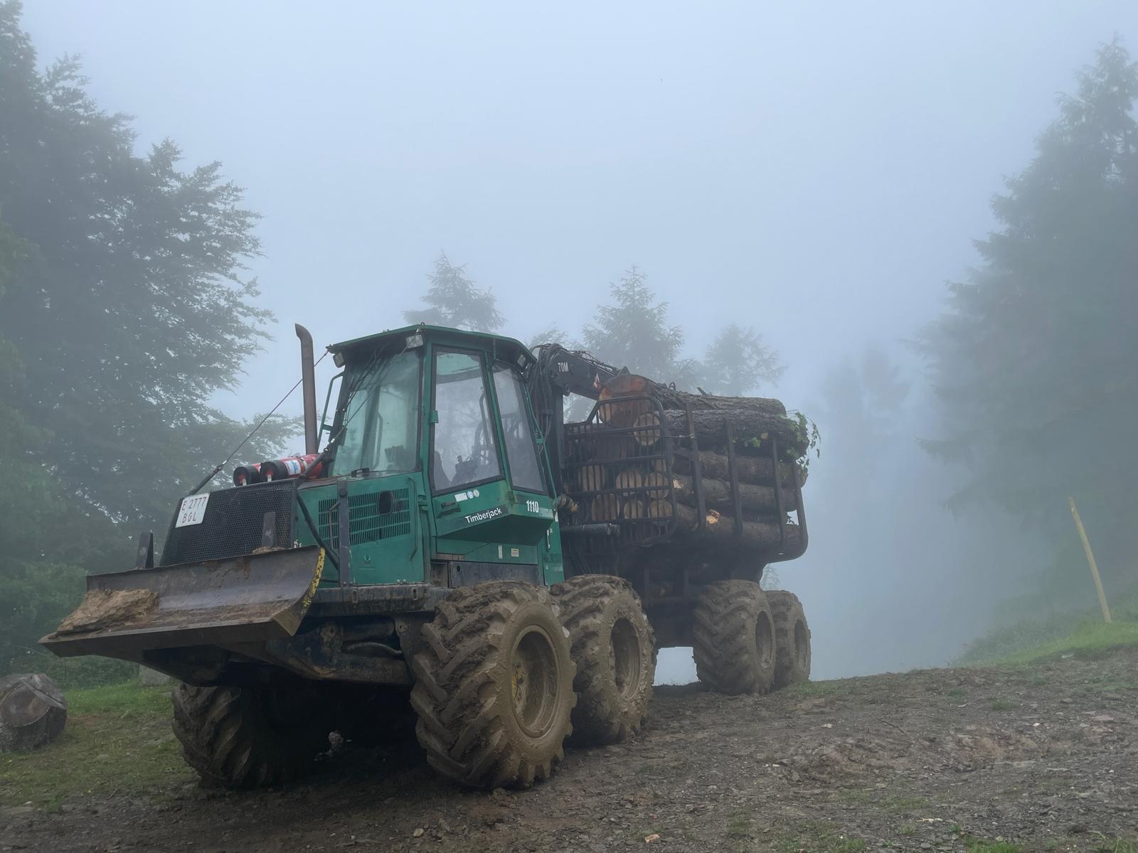 Foto destacada de recogida de material forestal